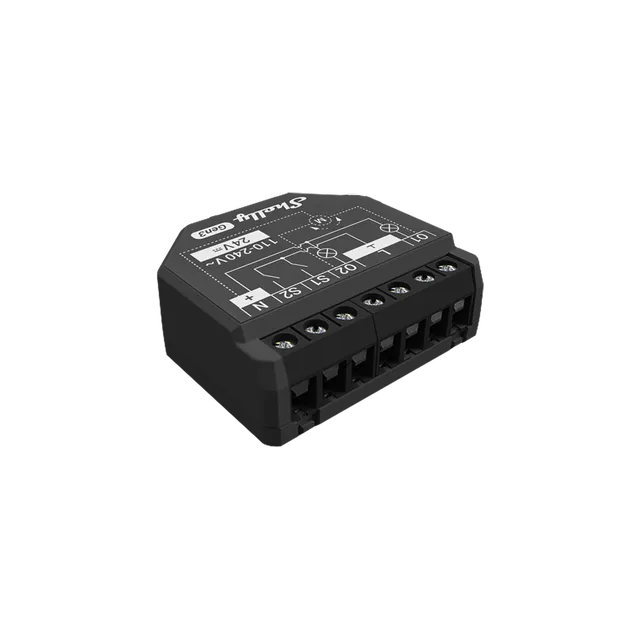 shelly-2pm-gen3-wlan-relais-unterputz-single-strommessung image 1