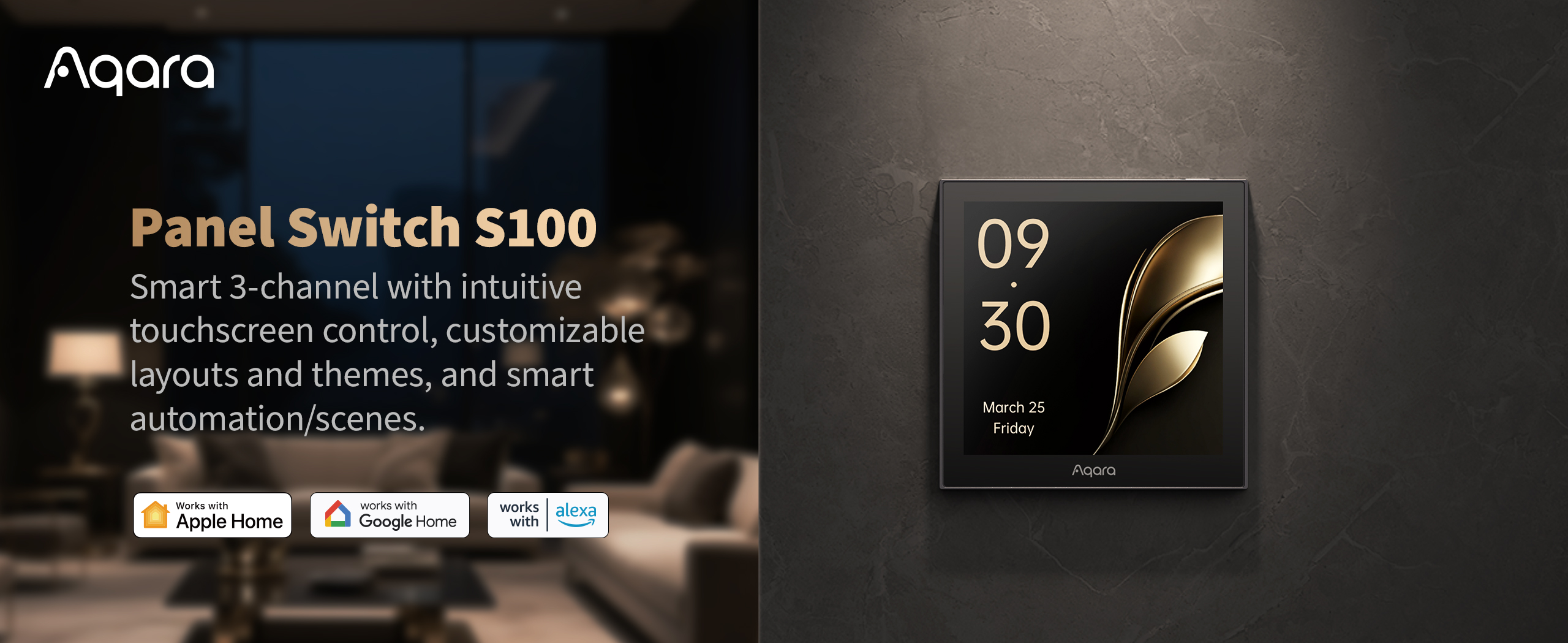 aqara-wall-switch-h-panel-switch-s100-lichtschalter-touch image 1