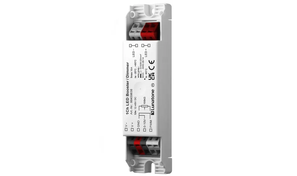 lunatone-1ch-led-booster-dimmer-cv-vorschaltger-t-1-kanal-pwm image 1