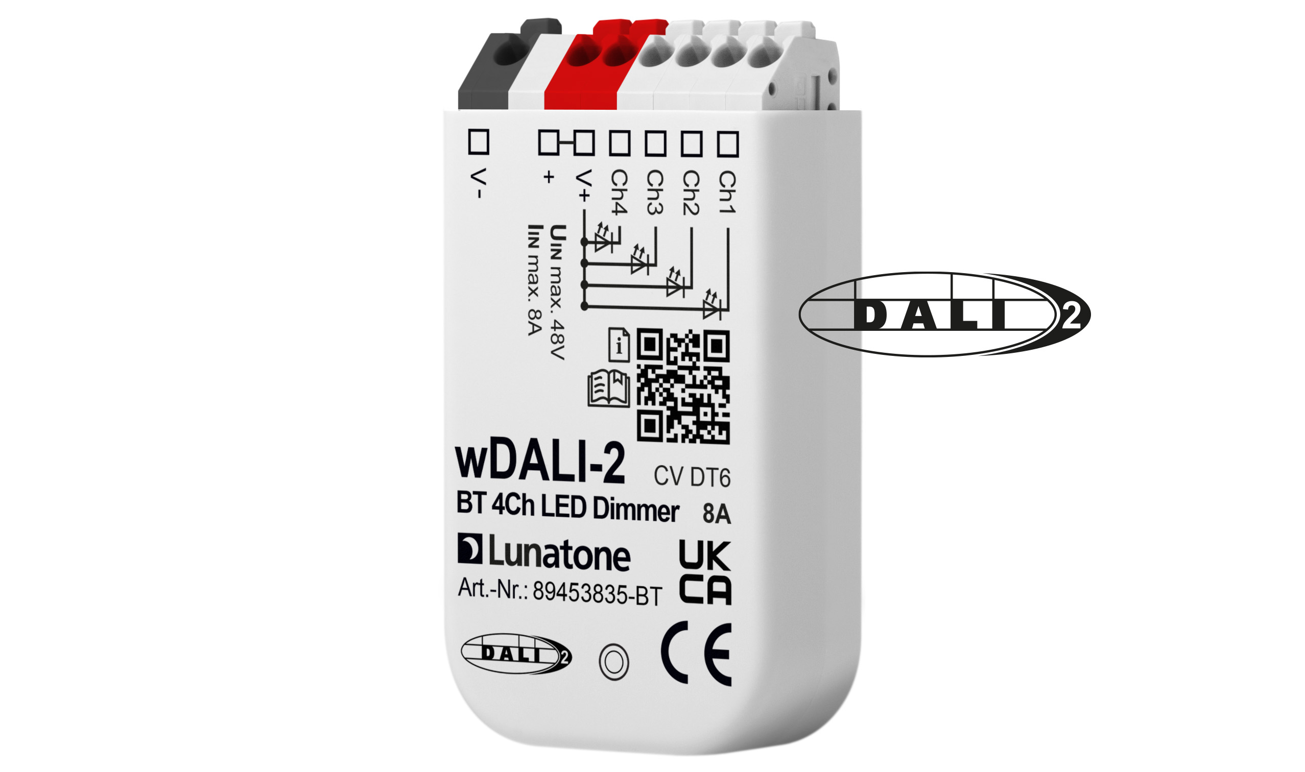 lunatone-wdali-2-bt5-4ch-led-dimmer-cv-dt6-4-kanal-funk image 2