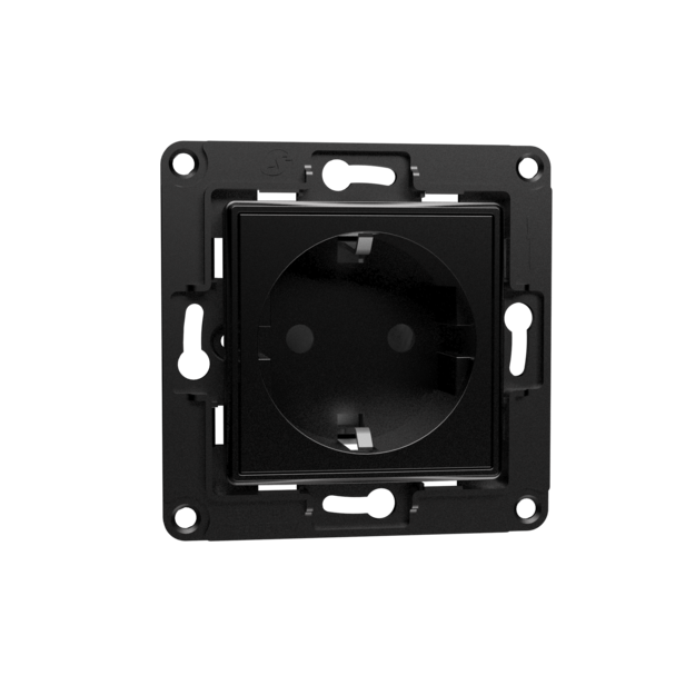 shelly-gen1-wall-socket-eu-steckdose-schwarz-eu-standard image 1